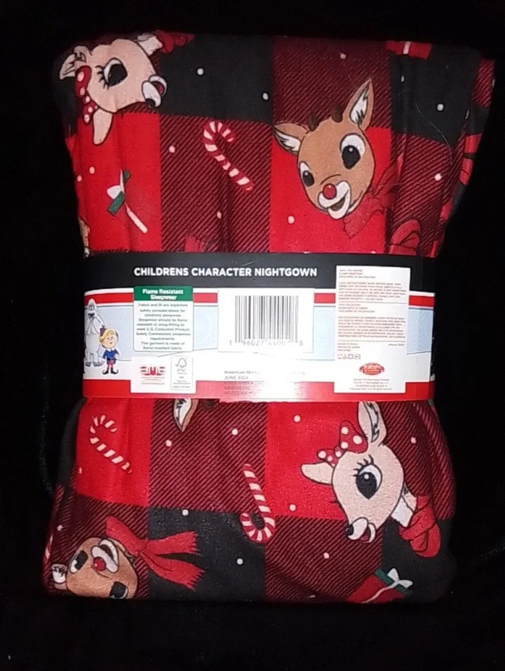 Rudolph Red Nosed Reindeer Kids Nightgown - Official Licensed